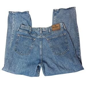 Wrangler Vintage Men's Medium Wash 100% Cotton Denim Jeans Size 34x29